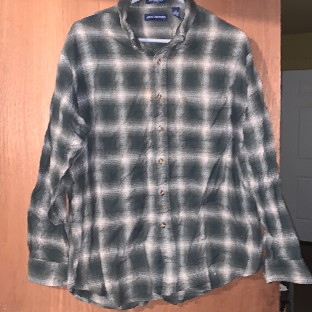 John Ashford Mens Flannel Button Up